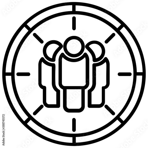 
Human avatar surrounded by a network of entities, this icon is for affiliate marketing 
