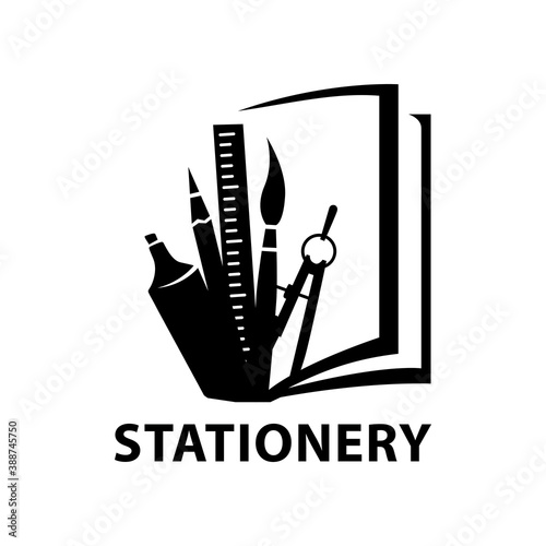 Vector logo, icon for a stationery store