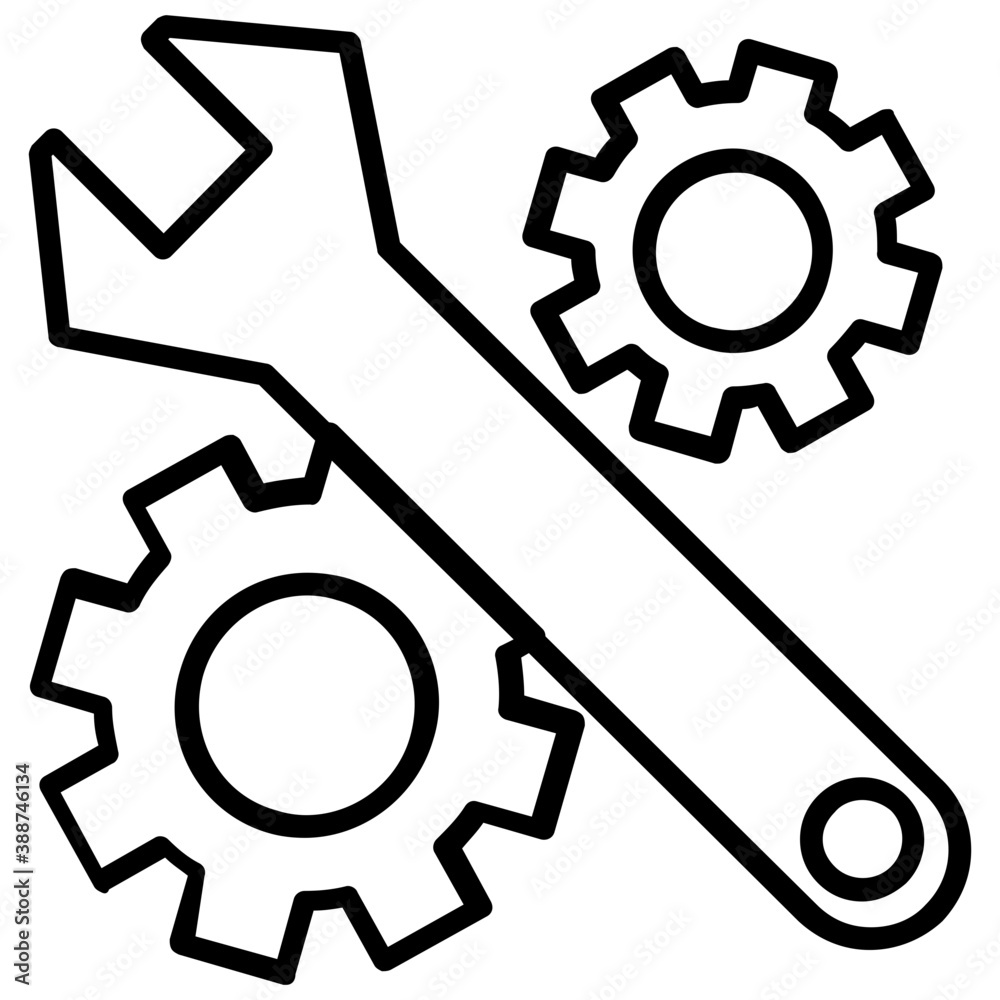 Gears and a spanner together giving meaning to seo settings icon
Gears and a spanner together giving meaning to seo settings icon