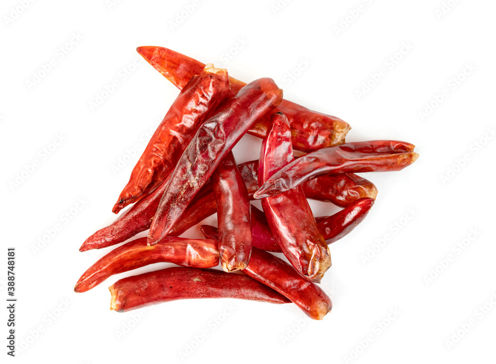 red ground paprika or dry chili pepper isolated on white background red ground paprika or dry chili pepper isolated on white background