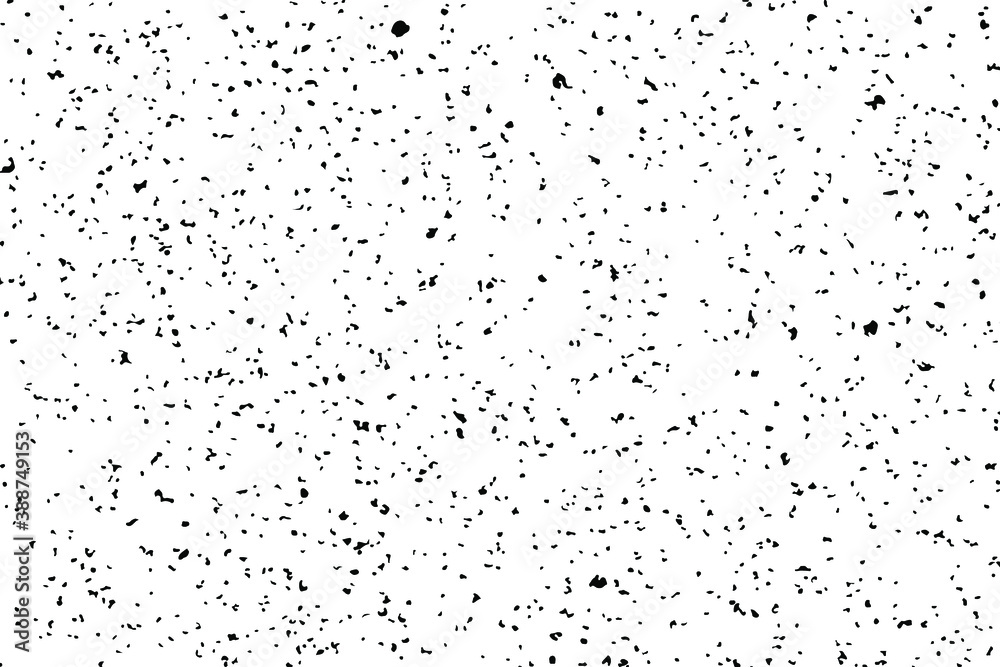 Grunge mottled texture. Monochrome background of small noise with rare particles, inclusions, debris and graininess. Overlay template. Vector illustration Grunge mottled texture. Monochrome background of small noise with rare particles, inclusions, debris and graininess. Overlay template. Vector illustration