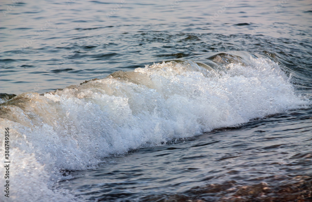 Fototapeta premium Waves details in the black sea. Batumi. Georgia