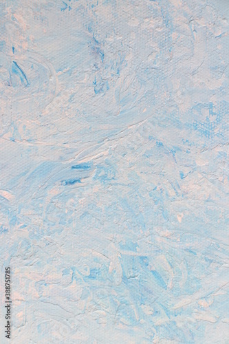 Abstract background oil painting blue sky