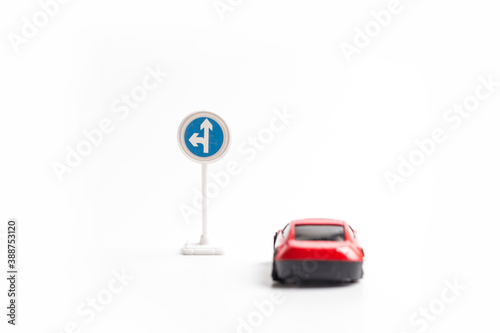 Car models and traffic signs
