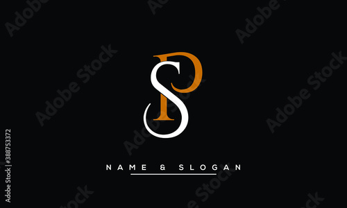 PS, SP, P, S  Abstract Letters Logo Monogram