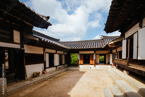 Photography Namsangol Hanok Village in South Korea