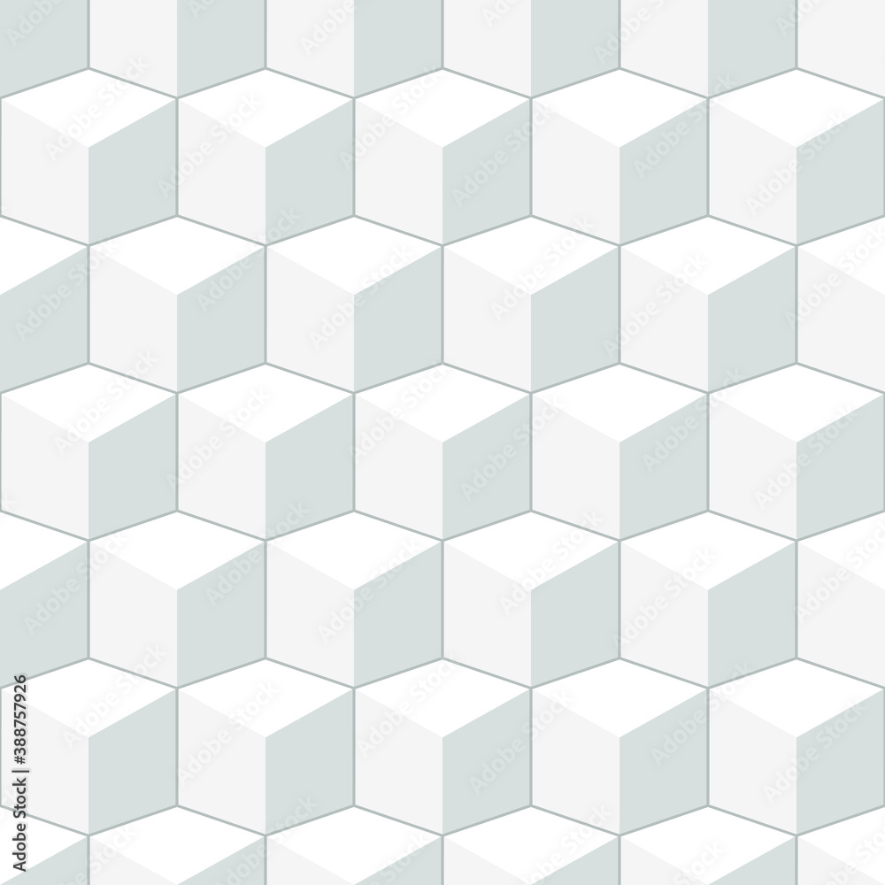 White geometric texture. Seamless vector pattern.