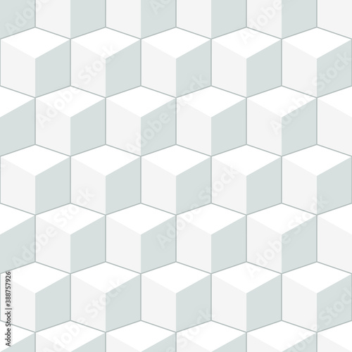 White geometric texture. Seamless vector pattern.