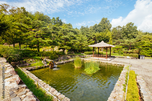 Photography Namsangol Hanok Village in South Korea