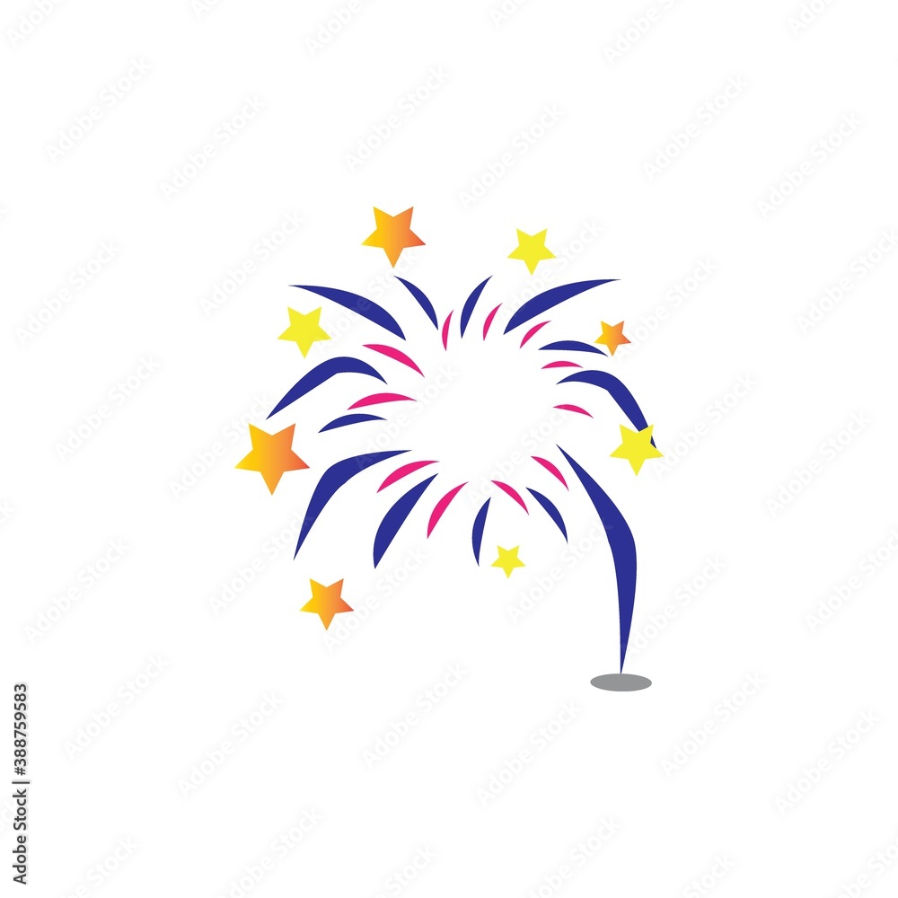 New year ornaments icon logo, vector design New year ornaments icon logo, vector design