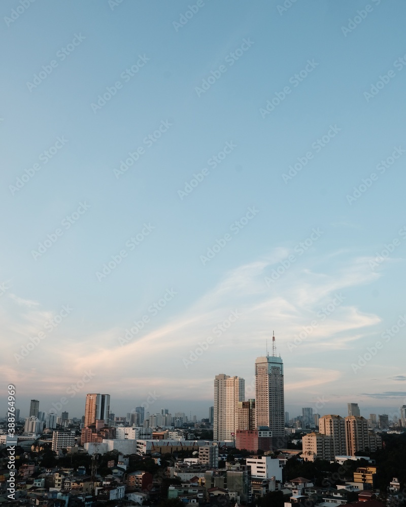 Mid Afternoon City Skyline
