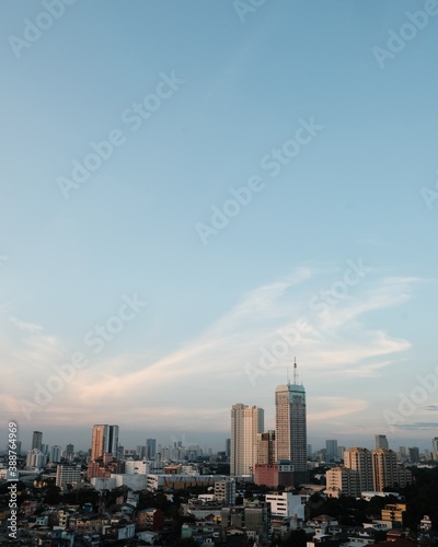 Mid Afternoon City Skyline