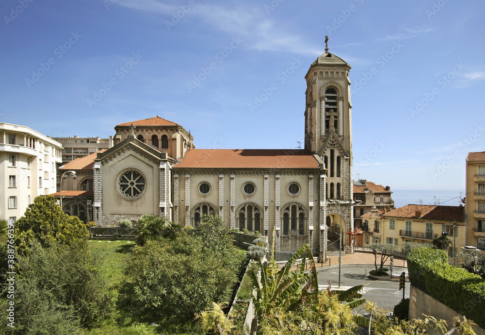 Church of St. Joseph in Canton de Beausoleil. France Church of St. Joseph in Canton de Beausoleil. France