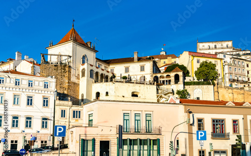 Cityscape of Coimbra in Portugal