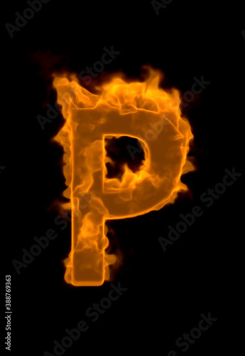 炎のアルファベットP
