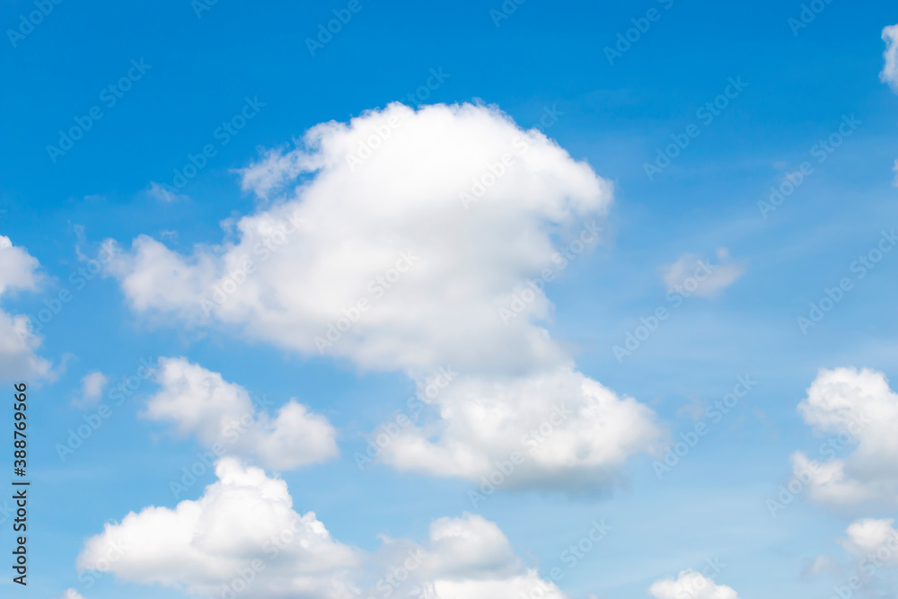 White clouds in the blue sky. White clouds in the blue sky.