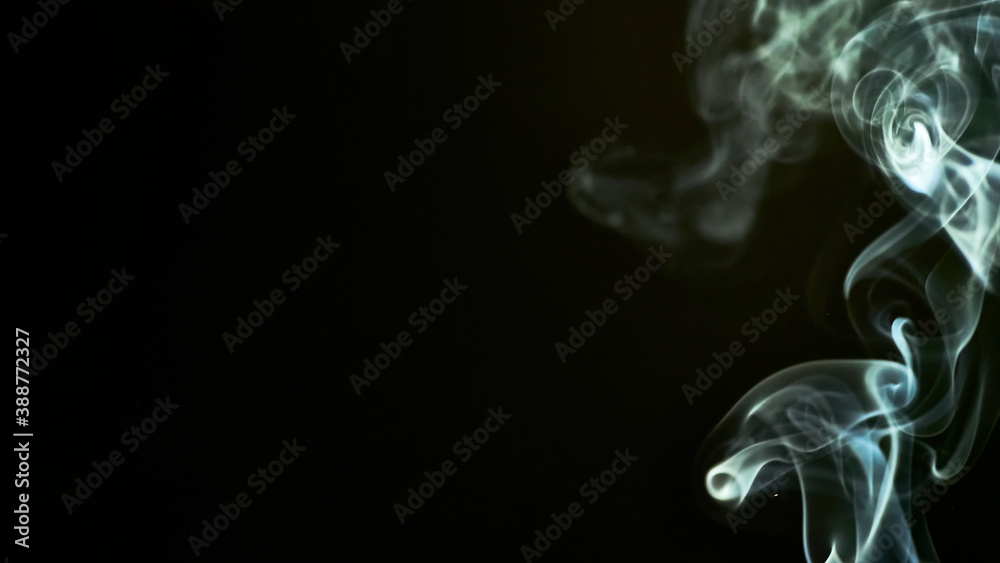 Smoke isolated on dark background. low light Smoke isolated on dark background. low light