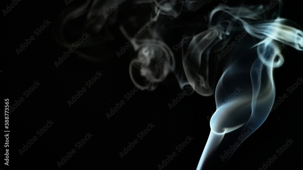 Smoke isolated on dark background. low light Smoke isolated on dark background. low light