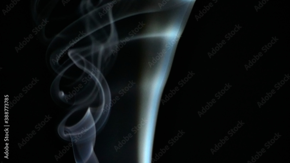 Smoke isolated on dark background Smoke isolated on dark background