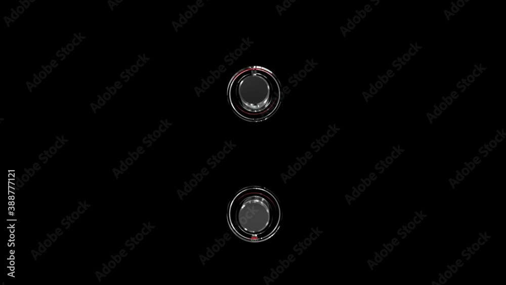 Solid glass font or alphabet red outline and moving reflection for words composing in your jewelry or gems conceptual videos - colon isolated on black background, 60FPS 4K UHD 3D animation Solid glass font or alphabet red outline and moving reflection for words composing in your jewelry or gems conceptual videos - colon isolated on black background, 60FPS 4K UHD 3D animation