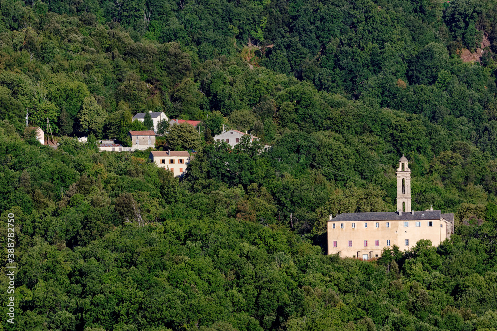 Alesani convent in castagniccia mountain