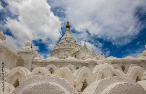 Hsinbyume Pagoda in Mandalay Mingun  Myanmar photo