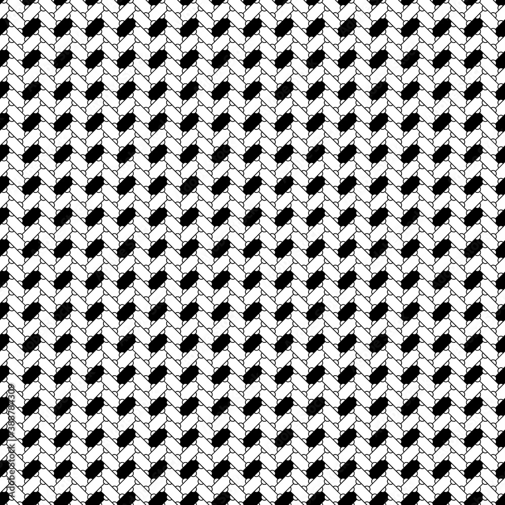 Grid image. Herringbone pattern. Slabs tessellation. Seamless surface design with slanted blocks tiling. Floor cladding bricks. Repeated tiles ornament background. Mosaic motif. Pavement wallpaper.