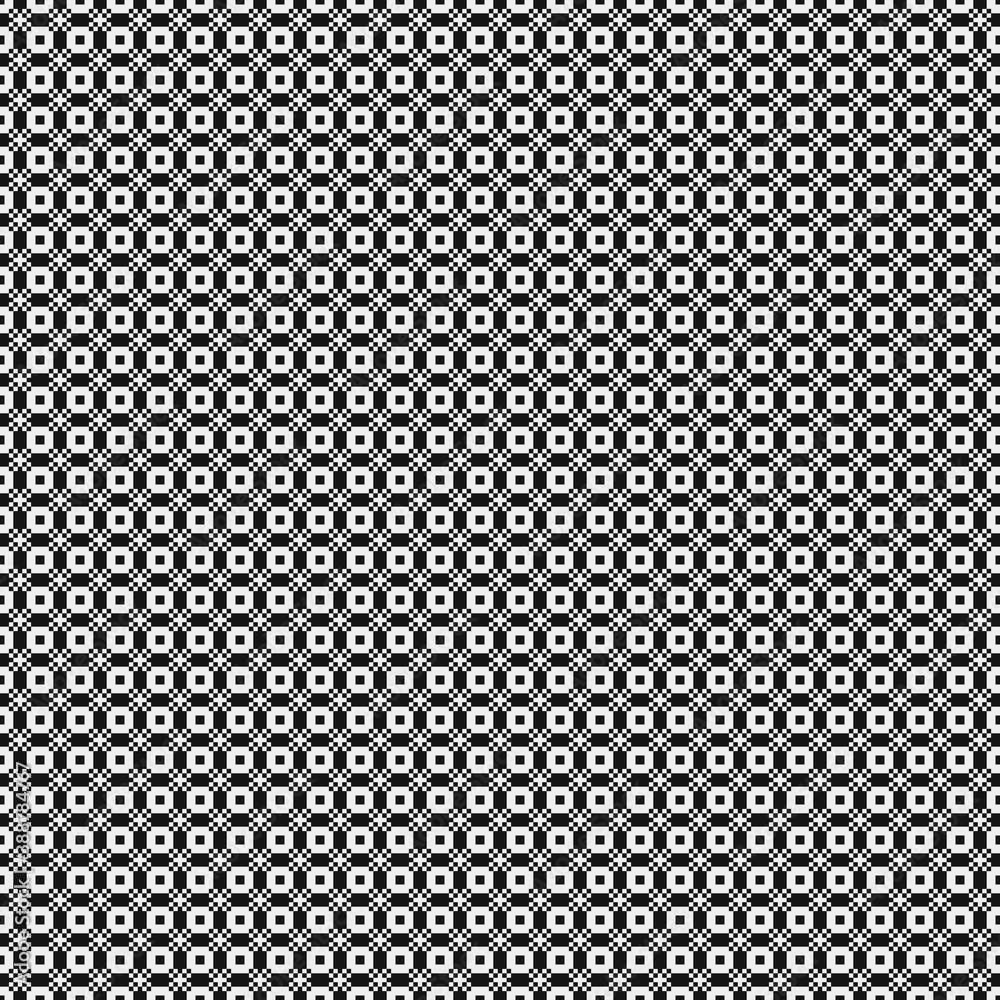 Abstract Cross Pattern Dots Logo generative computational art illustration