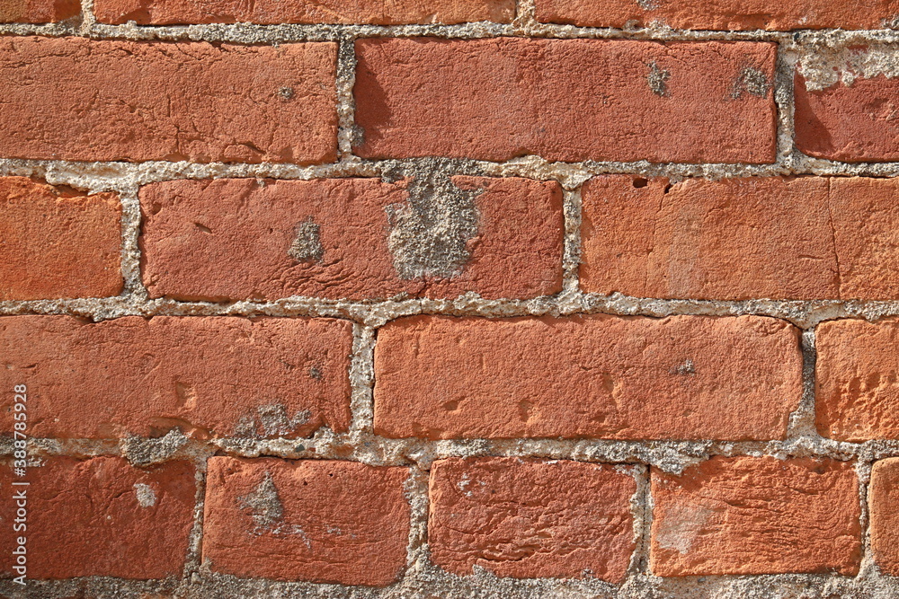 Front masonry, four rows of masonry Front masonry, four rows of masonry