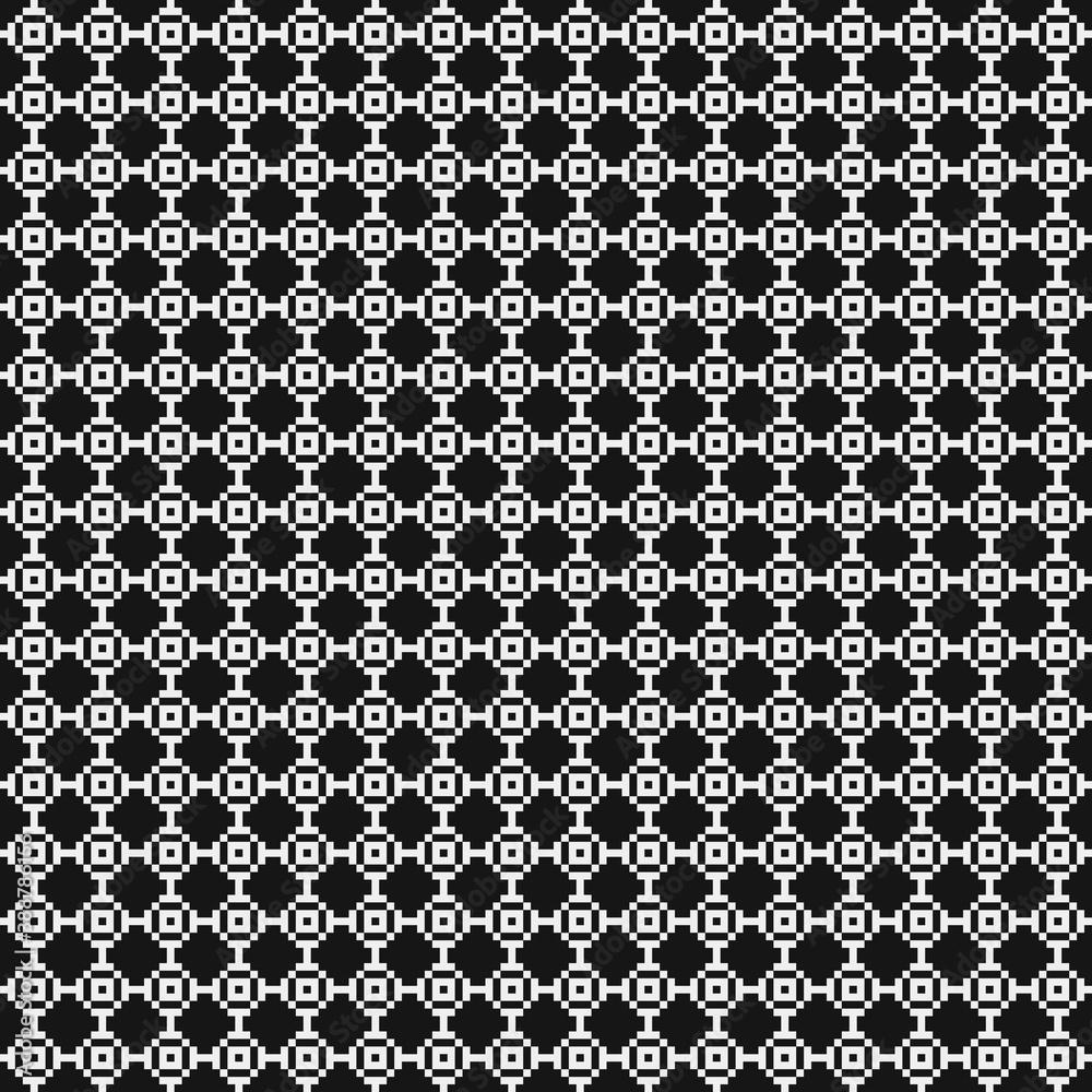 Abstract Cross Pattern Dots Logo generative computational art illustration