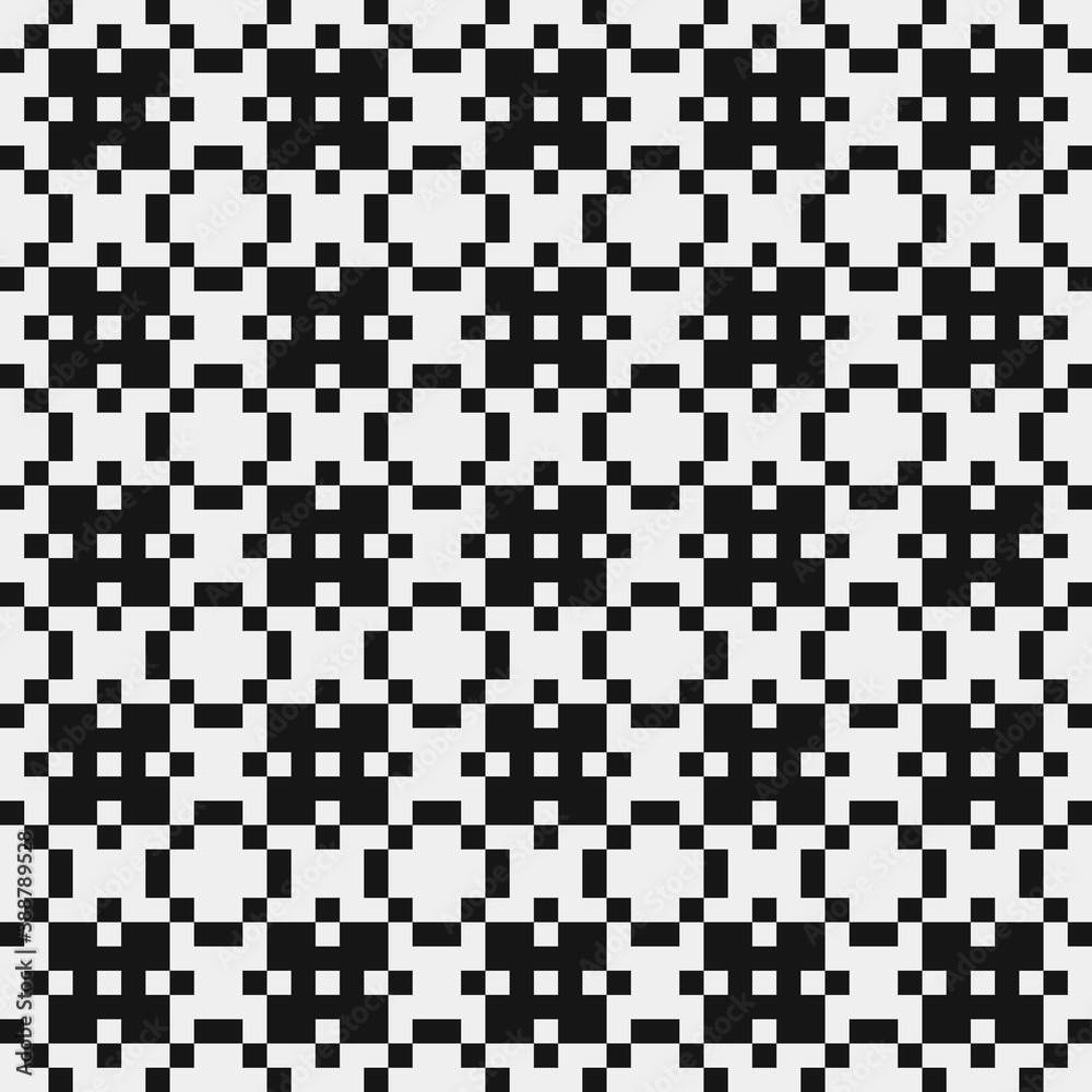 Abstract Cross Pattern Dots Logo generative computational art illustration