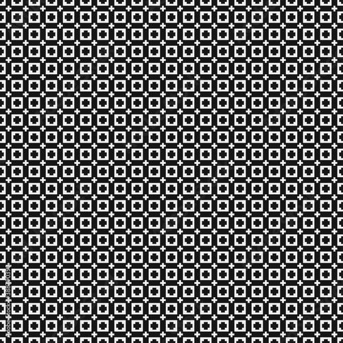 Abstract Cross Pattern Dots Logo generative computational art illustration