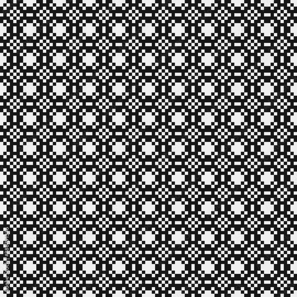 Abstract Cross Pattern Dots Logo generative computational art illustration