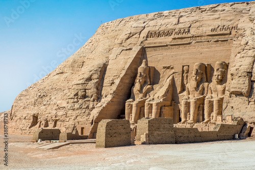 Abu Simbel temples  Abu Simbel  Egypt. UNESCO World Heritage