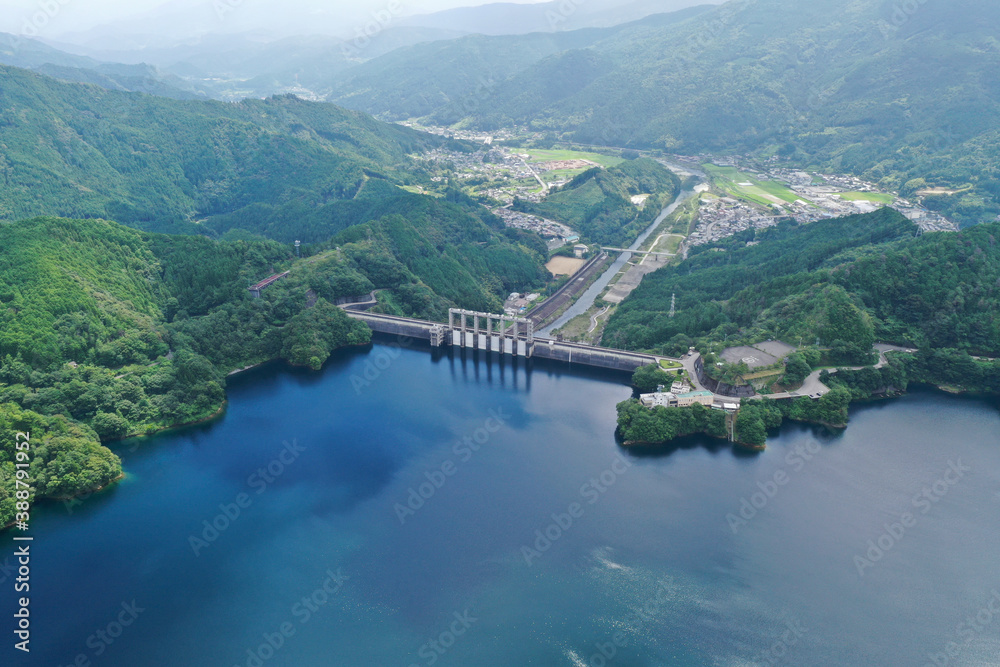 高知県本山町・土佐町　早明浦ダムの風景