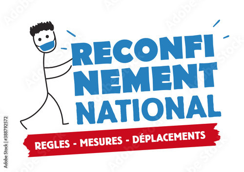 Reconfinement national, mesures, règles, épidémie coronavirus