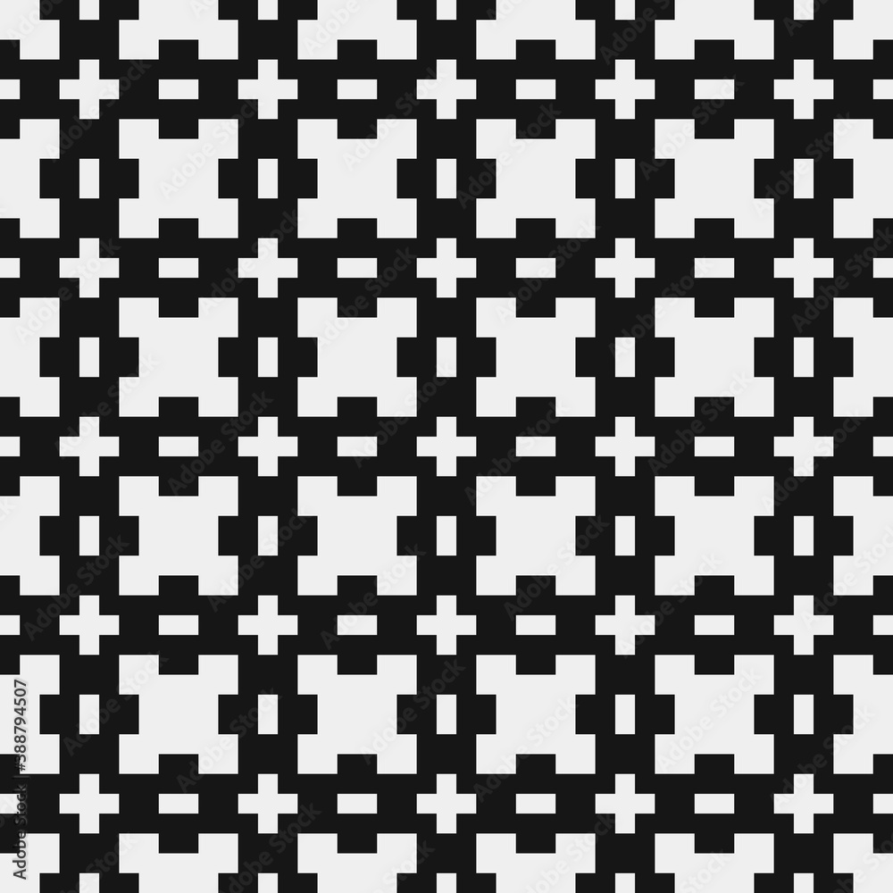 Abstract Cross Pattern Dots Logo generative computational art illustration