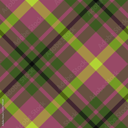 Seamless vector tartan pattern for fabric, textile, wrapping etc. Plaid background