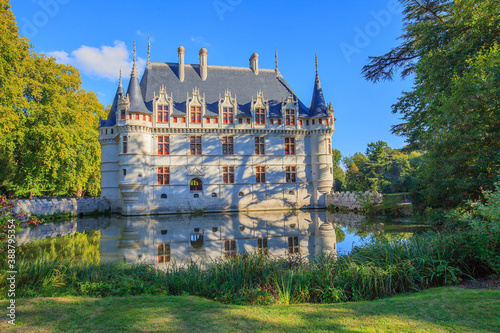 Palace of Azay-le-rideau, France 