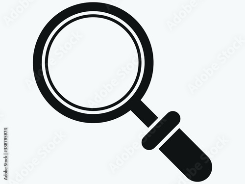 search icon. magnifying icon vector