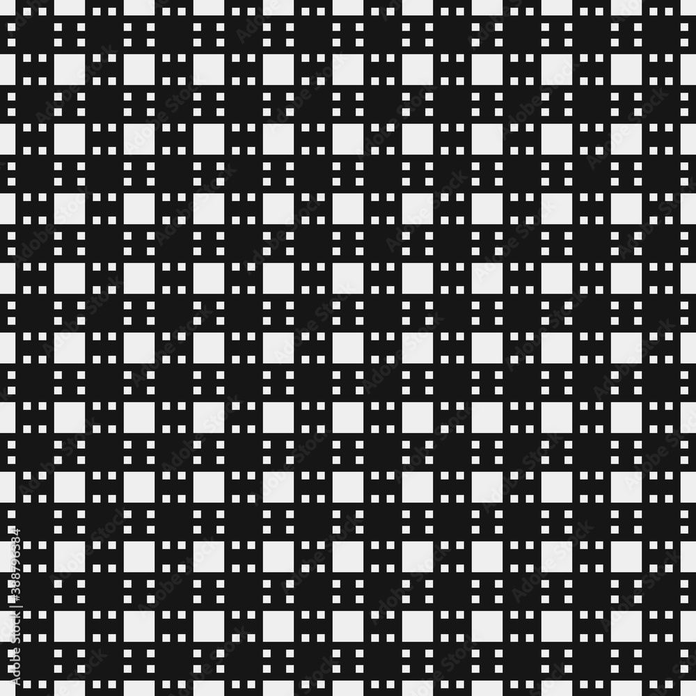 Fototapeta premium Abstract Cross Pattern Dots Logo generative computational art illustration