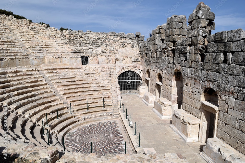Antique Odeon of the ancient city of Kibyra. Turkey.