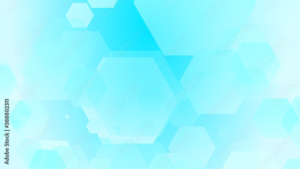 Abstract hexagon geometric white blue pattern technology medical and science background. Abstract hexagon geometric white blue pattern technology medical and science background.