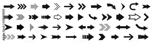 Arrow icon. Mega set of vector arrows