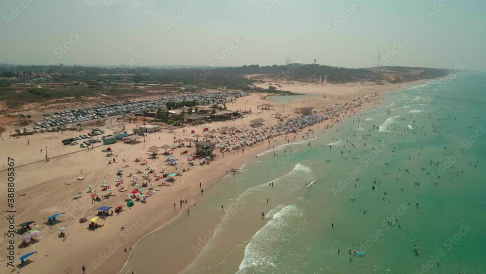 shores of the Mediterranean sea in Netanya shores of the Mediterranean sea in Netanya