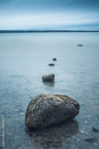 Steine am Ufer des Ammersee