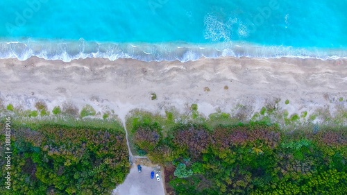Port Saint Lucie Beach - Coastline Arial of Port Saint Lucie walk to the beach