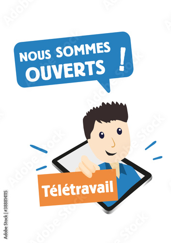 Télétravail, travail à la maison