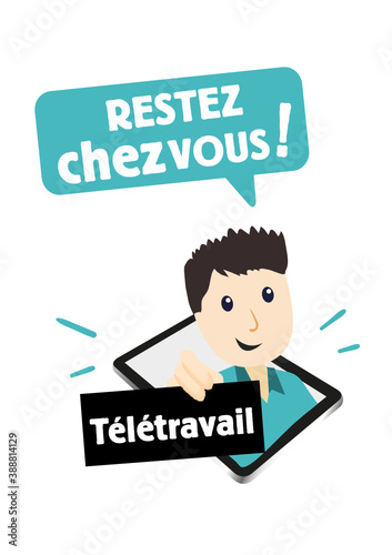 Télétravail, travail à la maison