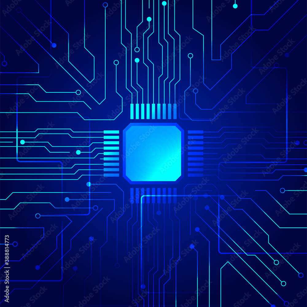Computer board. Technology blue background texture Computer board. Technology blue background texture